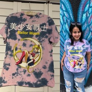 Forever 21 Sailor Moon Tye Dye Shirt